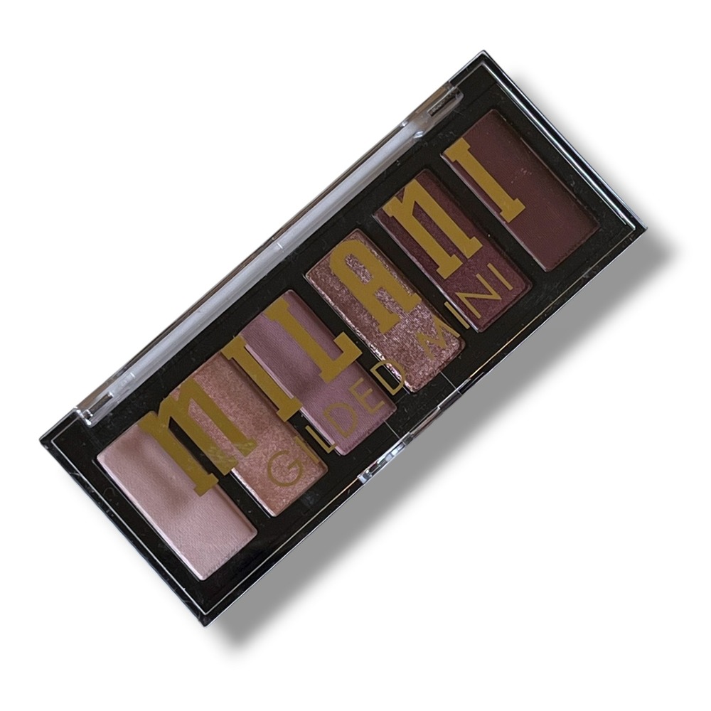 Milani Gilded Mini Eyeshadow Palette 140 The Wine Down Berry Plum Rose
